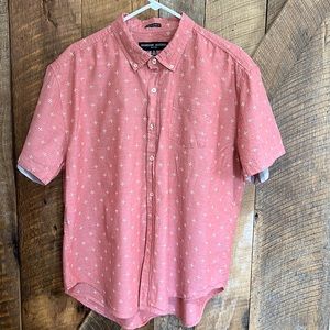 Random Access men’s casual button up shirt-short sleeve size XL